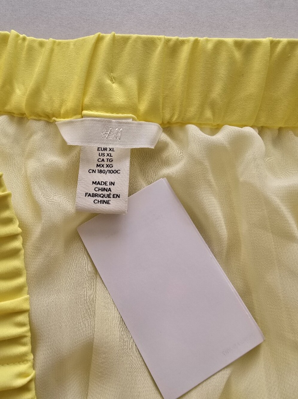 NWT H&M Ombre Pleated Maxi Skirt Yellow Size XL - Picture 4 of 13